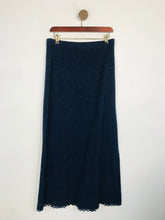 Load image into Gallery viewer, Monsoon Women's Knit Maxi Skirt | UK14 | Blue
