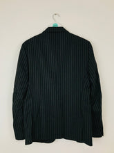 Load image into Gallery viewer, Zara Man Men’s Wool Stripe Suit Jacket Blazer | EU52 UK42 XL | Grey