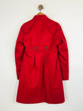 Load image into Gallery viewer, Comptoir des Cotonniers Women's Cotton Long Overcoat Coat | EU38 UK10 | Red