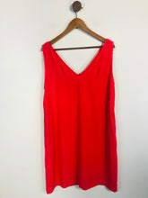 Load image into Gallery viewer, Hush Women's V neck Shift Dress | UK16 | Red