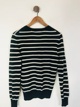 Load image into Gallery viewer, Autograph Women's Cashmere Striped Jumper | UK8 | Black