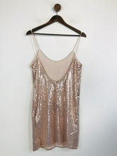 Load image into Gallery viewer, Zara Women's Sequin Mini Dress | M UK10-12 | Pink