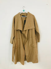 Load image into Gallery viewer, Zara Woman Women’s Long Wool Wrap Coat NWT | S UK8 | Brown