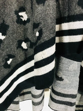 Load image into Gallery viewer, Frank Usher Women's Leopard Print Shawl | OS | Grey