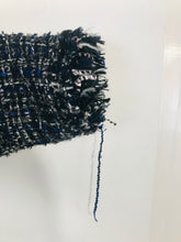 Load image into Gallery viewer, Zara Women's Check Tweed Blazer Jacket | M UK10-12 | Blue