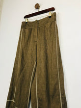 Load image into Gallery viewer, Annette Gortz Women's Contrast Casual Trousers | EU40 UK12 | Brown