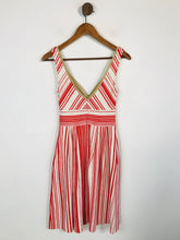 Load image into Gallery viewer, Anthropologie Women's Striped Ribbed A-Line Dress | UK8 | Multicoloured
