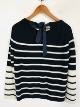 Load image into Gallery viewer, Hobbs Women's Merino Striped Jumper | S UK8 | Blue