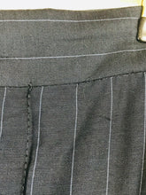 Load image into Gallery viewer, Zara Women's Striped Smart Trousers | EU40 UK12 | Blue