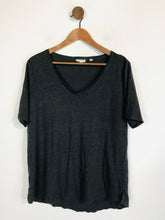 Load image into Gallery viewer, Fat Face Women's Linen T-Shirt | UK14 | Grey