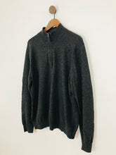 Load image into Gallery viewer, Uniqlo Women’s Zip Neck 100% Cashmere Jumper | XL UK14-16 | Grey