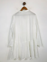 Load image into Gallery viewer, Elemente Clemente Women's Linen Shirt Dress | 4 UK16-18 | White