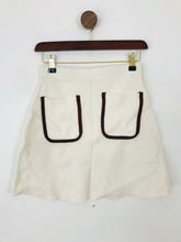 Load image into Gallery viewer, Zara Women's Knit Mini A-Line Skirt | S UK8 | White