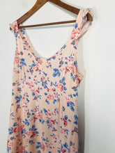 Load image into Gallery viewer, Mama Licious Women's Floral A-Line Dress | L UK14 | Pink