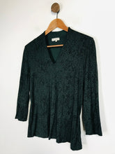 Load image into Gallery viewer, Hobbs Women's Snakeskin T-Shirt | M UK10-12 | Green