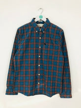 Load image into Gallery viewer, Abercrombie & Fitch Men’s Check Muscle Fit Shirt | L | Blue