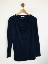 Load image into Gallery viewer, Jojo Maman Bébé Women's Cowl Neck Maternity Jumper| M UK10-12 | Blue