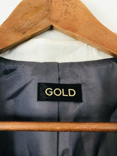 Load image into Gallery viewer, Gold Women's Bolero Blazer Jacket | UK14 | Grey