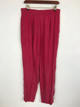 Load image into Gallery viewer, Country Casuals Women's High Waist Smart Trousers | UK14 | Red