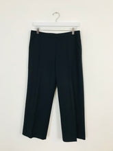 Load image into Gallery viewer, Jigsaw Women’s High Waisted Suit Culottes | UK10 | Black
