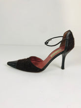 Load image into Gallery viewer, Kate Kuba Women's Stiletto Heels | EU38.5 UK5.5 | Brown