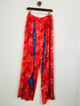 Load image into Gallery viewer, Isabel Manns Women's Floral Wide Leg Reversible Trousers NWT | S UK8 | Multicoloured
