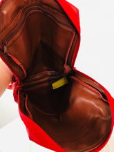 Load image into Gallery viewer, Mandarina Duck Womens Leather Backpack | Medium | Red