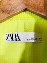Load image into Gallery viewer, Zara Women's Corduroy Ribbed Denim Jacket | L UK14 | Green
