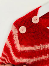 Load image into Gallery viewer, Maison Anje Women’s Stripe Knit Jumper | S/M | Red
