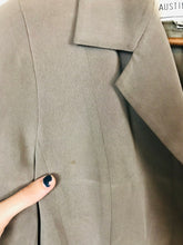 Load image into Gallery viewer, Austin Reed Women's Silk Smart Blazer Jacket | UK10 | Grey