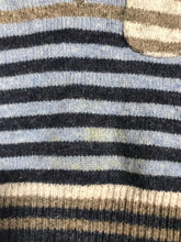 Load image into Gallery viewer, Monsoon Kid's Wool Striped Vest | 6-12 Months | Blue