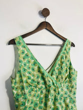 Load image into Gallery viewer, Boden Women's Floral V Neck A-Line Dress | UK16 | Green