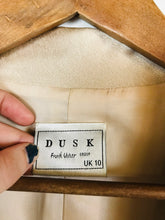 Load image into Gallery viewer, Dusk Frank Usher Women's Smart Blazer Jacket | UK10 | Beige