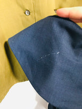 Load image into Gallery viewer, Duro Olowu Women's Contrast Belted Button-Up Shirt | UK10 | Green