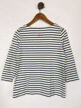 Load image into Gallery viewer, Joules Women's Striped 3/4 Sleeve T-Shirt | UK12 | White
