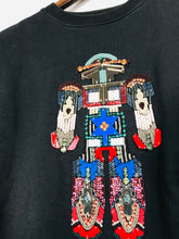 Load image into Gallery viewer, MSGM Women's Sequin Sweatshirt Jumper | S UK8 | Blue