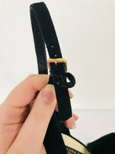 Load image into Gallery viewer, Zara Women’s Open Toe Ruched D-Orsay Heels | 36 UK3 | Black