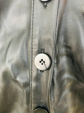 Load image into Gallery viewer, Zara Women's Faux Leather Button Up Mini Dress | XS UK6-8 | Black