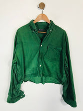 Load image into Gallery viewer, Marc O’Polo Women's Crop Corduroy Button-Up Shirt | M UK10-12 | Green