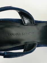 Load image into Gallery viewer, Banana Republic Women's Leather Heels | US8 UK6 | Blue