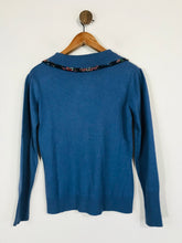 Load image into Gallery viewer, Cath Kidston Women's Floral Cardigan | S/M UK8-10 | Blue