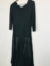 Load image into Gallery viewer, Alain Murati Women's Long Sleeve Maxi Dress | S UK8 | Black