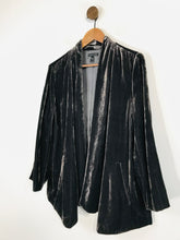Load image into Gallery viewer, Eileen Fisher Women's Velvet Blazer Jacket | M UK10-12 | Grey