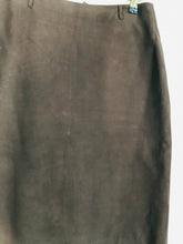 Load image into Gallery viewer, Fenn Wright Manson Women's Faux Suede Pencil Skirt | UK10 | Brown