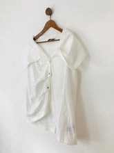 Load image into Gallery viewer, Mint Velvet Women's Draped Button-Up Shirt | UK16 | White