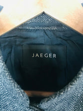 Load image into Gallery viewer, Jaeger Women's Wool High Neck Blazer Jacket | UK14 | Grey