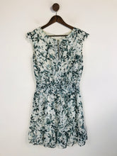 Load image into Gallery viewer, Patrizia Pepe Women's Floral Ruched A-Line Dress | EU42 UK14 | Blue