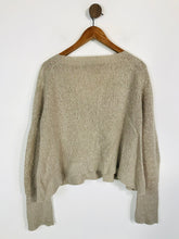 Load image into Gallery viewer, BDG Women's Crop V-Neck Jumper | M UK10-12 | Beige