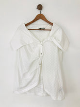 Load image into Gallery viewer, Mint Velvet Women's Draped Button-Up Shirt | UK16 | White