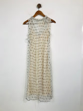 Load image into Gallery viewer, For Love and Liberty Women's Silk Pleated Shift Dress | S UK8 | White